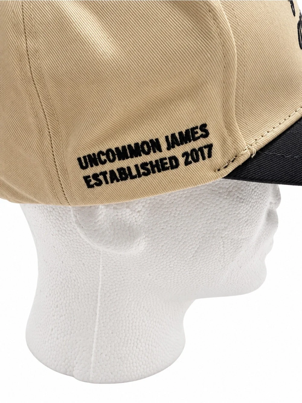 Uncommon James Good Vibes & Tequila Trucker Hat Tan Black